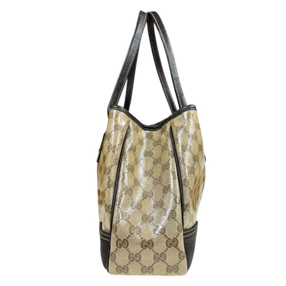 GUCCI Authentic Cream Leather Tote Bag - Picture 4 of 15
